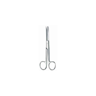 ножницы хирургические, изогнутые, тупой-острый, 14,5 см	